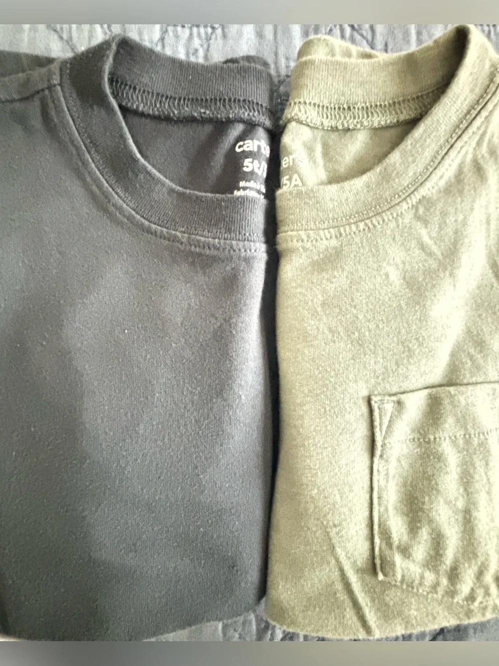 CARTER’S LONG SLEEVE TEE SHIRTS, size 5t
